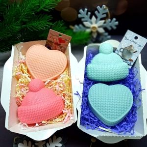 Handmade soap gift set. Pink